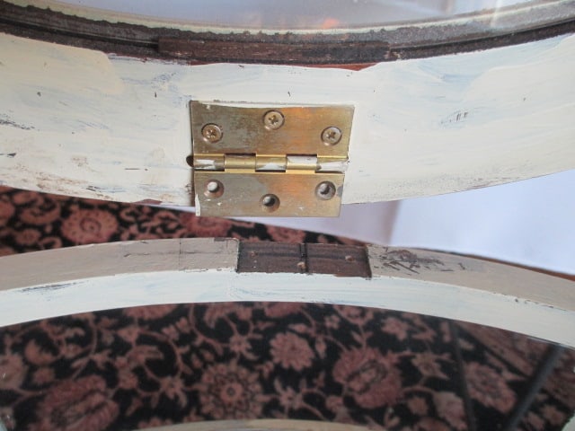 2 Tone Oval Glass Top Display Table - 6