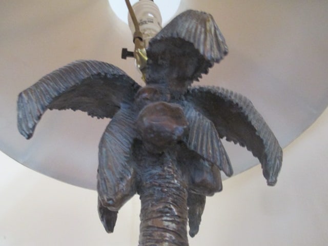 Sculpted Palm Tree Table Lamp - 3