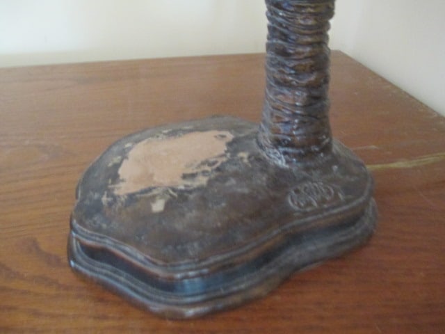 Sculpted Palm Tree Table Lamp - 4