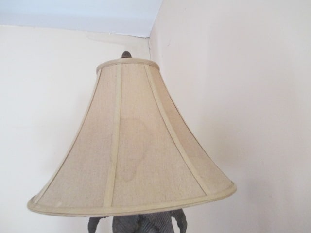 Sculpted Palm Tree Table Lamp - 6