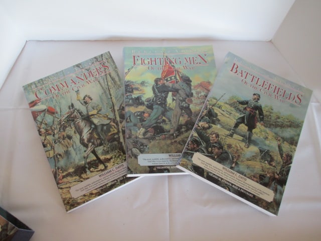 1999 William C. Davis "The Civil War" 3 Book Set in Cardboard Sleeve - 4