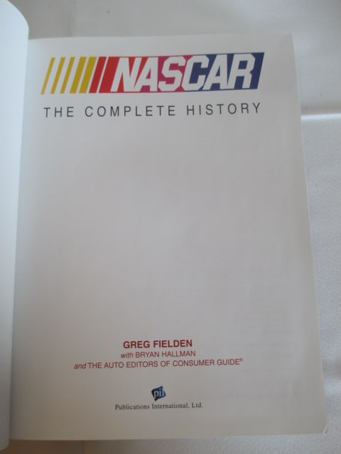 2015 "NASCAR The Complete History" Coffee Table Book - 4