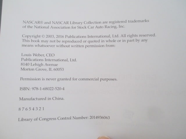 2015 "NASCAR The Complete History" Coffee Table Book - 5