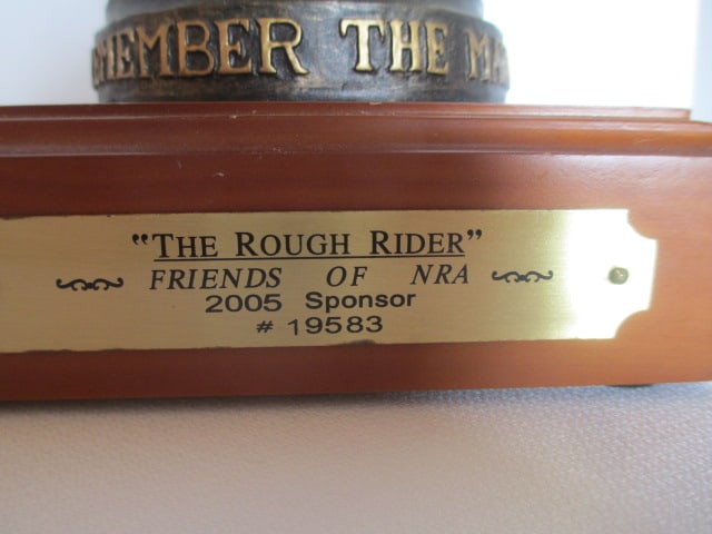 Limited Edition 2005 NRA Sponsor "The Rough Rider" Statue in Original Box - 9