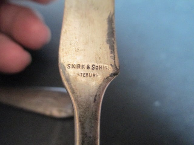 Pair of Heirloom "Damask Rose" Sterling Toothpick Holders and Toddler Cup, Pair of S. Kirk & Son - 12