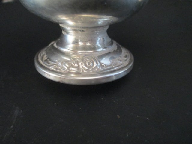 Pair of Heirloom "Damask Rose" Sterling Toothpick Holders and Toddler Cup, Pair of S. Kirk & Son - 4