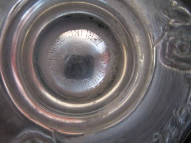 Pair of Heirloom "Damask Rose" Sterling Toothpick Holders and Toddler Cup, Pair of S. Kirk & Son - 5