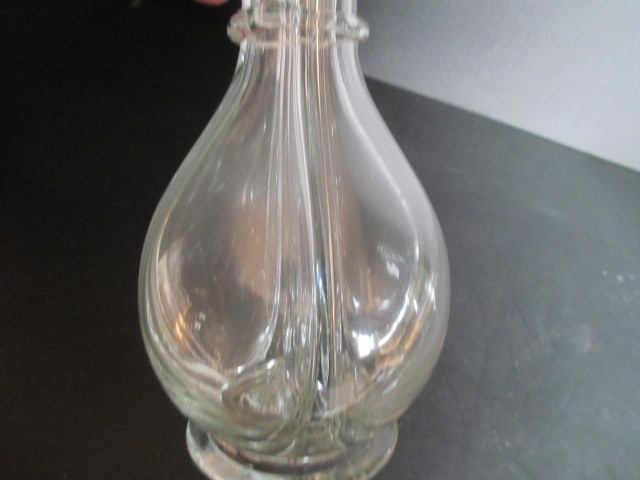 Vintage French 4 Chamber Glass Decanter - 5