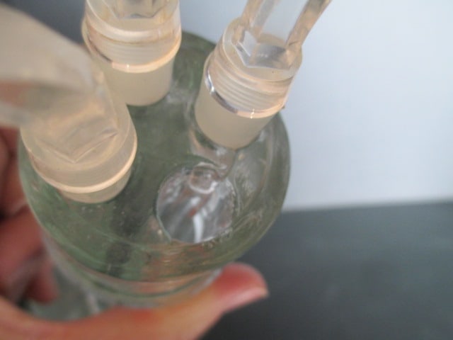 Vintage French 4 Chamber Glass Decanter - 7