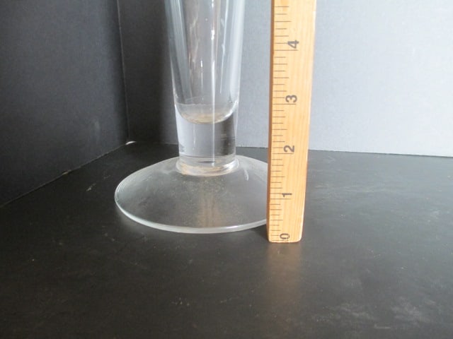 Tall Casa Hand Blown Footed Vase - 7