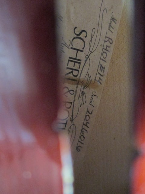 Scherl & Roth Student Violin and Bow in MBT Hard Carry Case - 9