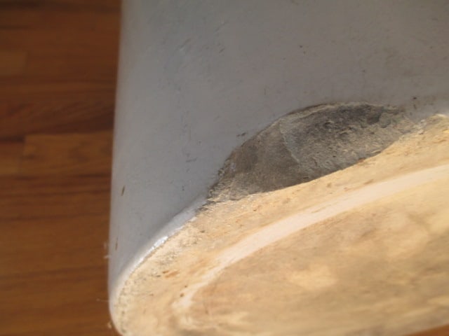 Vintage 5 Gallon Brown/White Shoulder Jug - 11