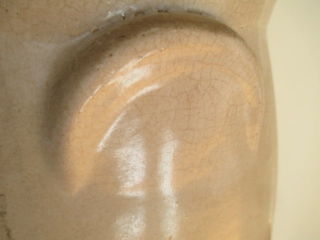 Blue Strip Crown 5 Gallon Churn with Wood Dasher - 8