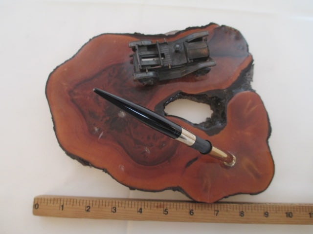 Live Edge Wood Slab Desk Set - 6