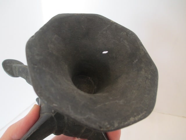 Cast Metal Oil Lamp - 6