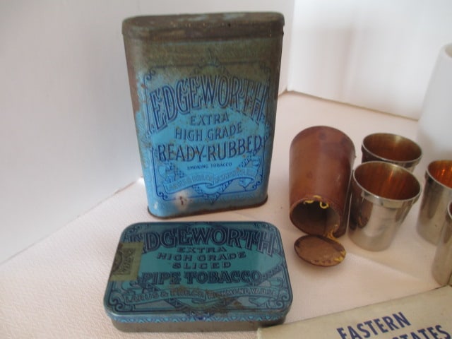 Man Grouping-Carved Wooden Canoe, Sleepy Eye Native American Maiden Doll, - 2