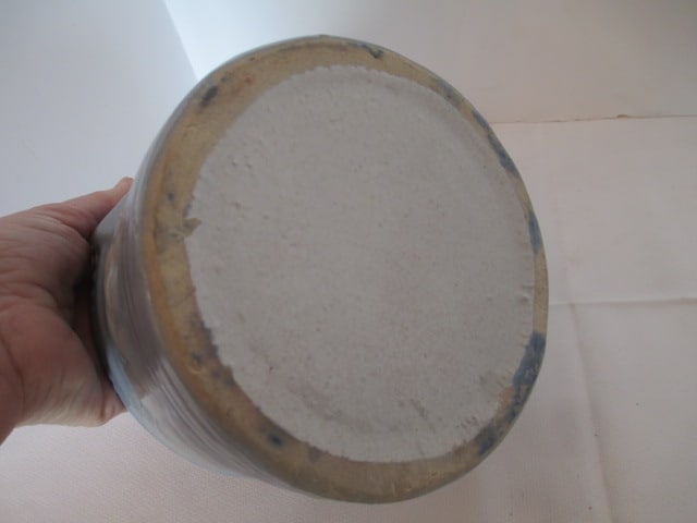 Antique Salt Glaze Salt Box and Small Mixing Bowl - 10