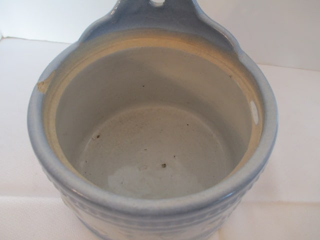 Antique Salt Glaze Salt Box and Small Mixing Bowl - 8