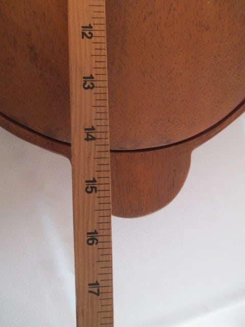 Midcentury Wood Covered Bowl and Servers - 7