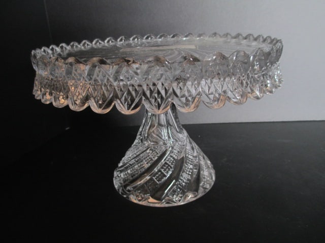 Vintage Fostoria Sovereign Reintroduced Pattern in 1969 Cake Plate (1 of 7)