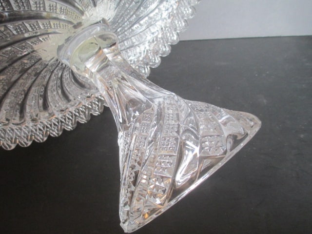 Vintage Fostoria Sovereign Reintroduced Pattern in 1969 Cake Plate - 4