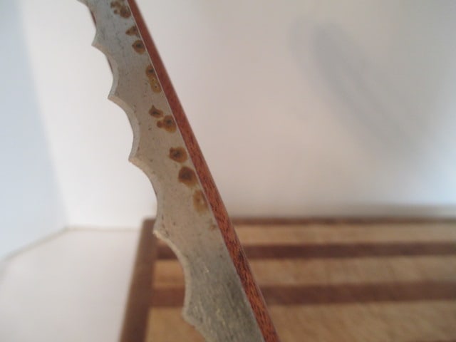 Wood Cutting Board and Wooden Handle Bread Knife - 10