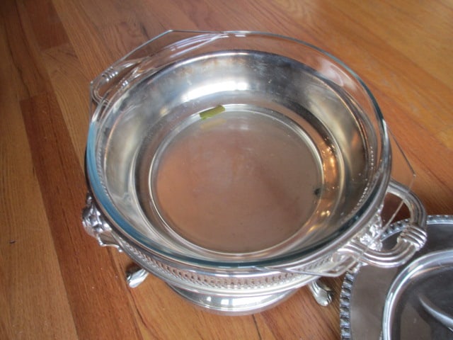 Silverplate Warming Stand and Tree of Life Serving Tray - 4