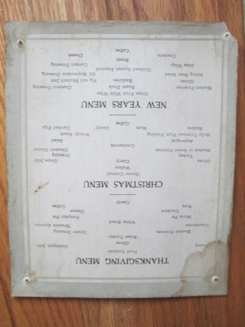 Five Antique Cardboard General Store and Ice Co. Signs - 7