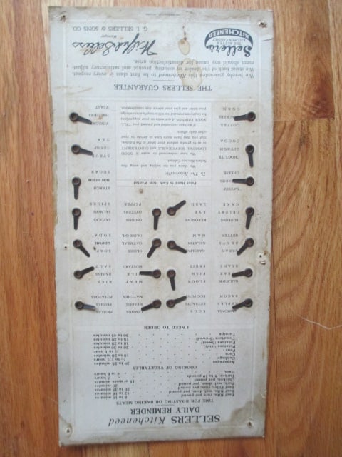 Five Antique Cardboard General Store and Ice Co. Signs - 8