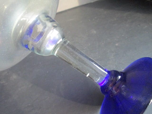 Hand Blown Art Glass Tumblers and Cocktail Glasses - 11