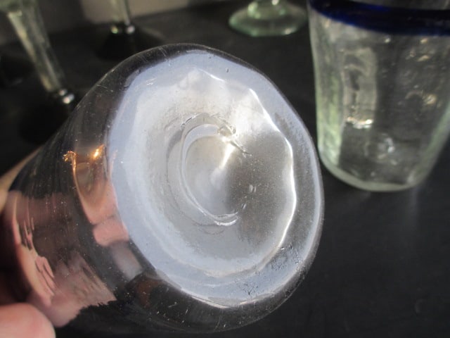 Hand Blown Art Glass Tumblers and Cocktail Glasses - 4