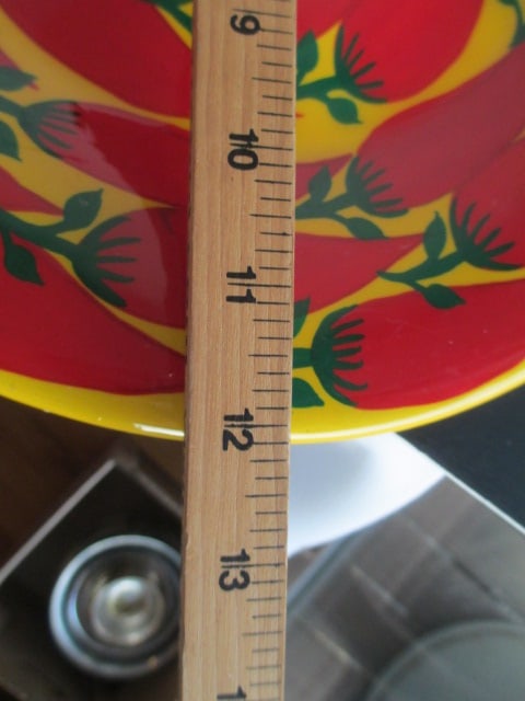 Portugal Pottery Chip & Dip and Bread Basket and Mexican Pottery "Chili Pepper" Plate - 4