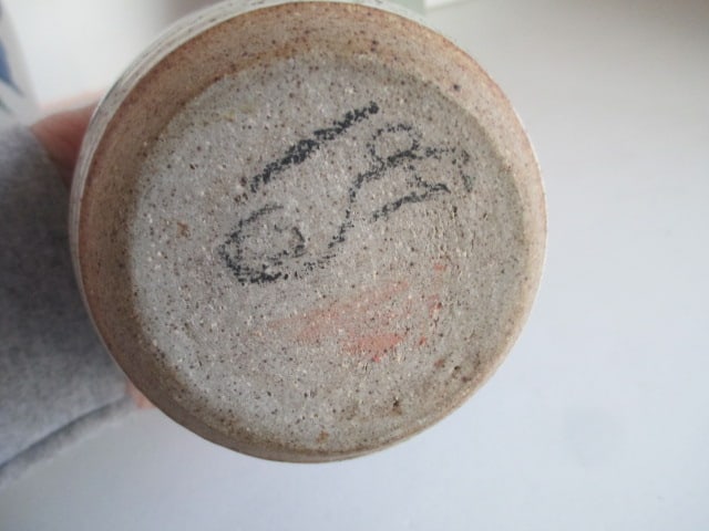 Grouping of Studio Pottery Mugs, Apple Baker, Honey Jar, Soap Dish, Pitcher, etc. - 15