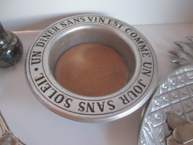 Silverplate and Pewter Servers and Carving Set - 3