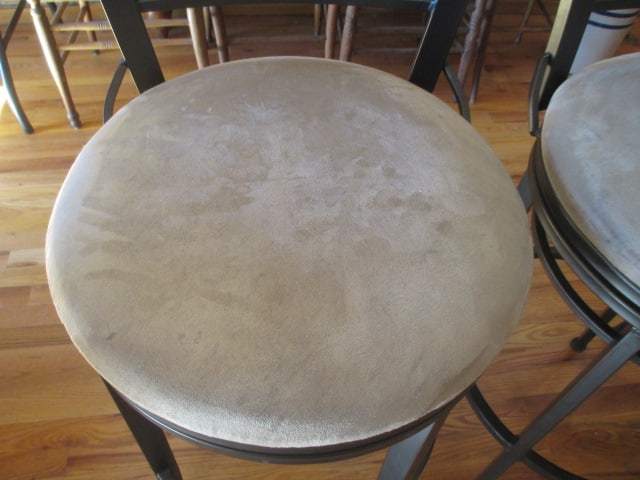 Three Bronzed Metal Swiveling Bar Chairs - 3