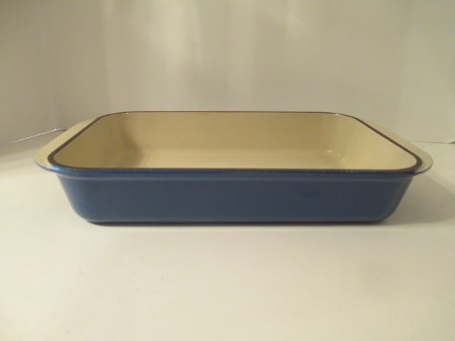 Le Creuset #30 Blue/Marseille Enamel over Cast Iron Baker (1 of 5)