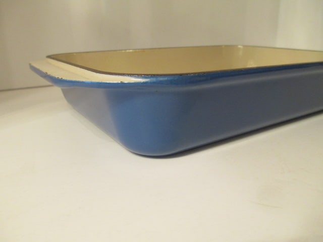 Le Creuset #30 Blue/Marseille Enamel over Cast Iron Baker - 3