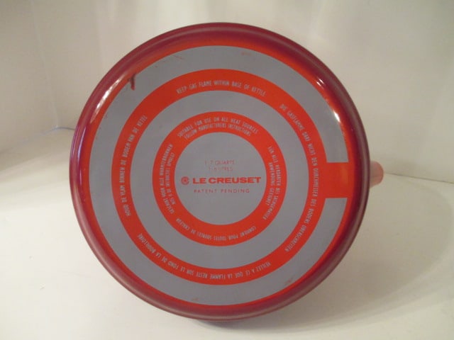 Le Creuset Cerise 1.7 Quart Kettle and Trivet - 12