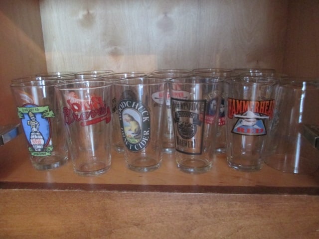 Large Collection of Souvenir Pint Glasses and Steins - 5
