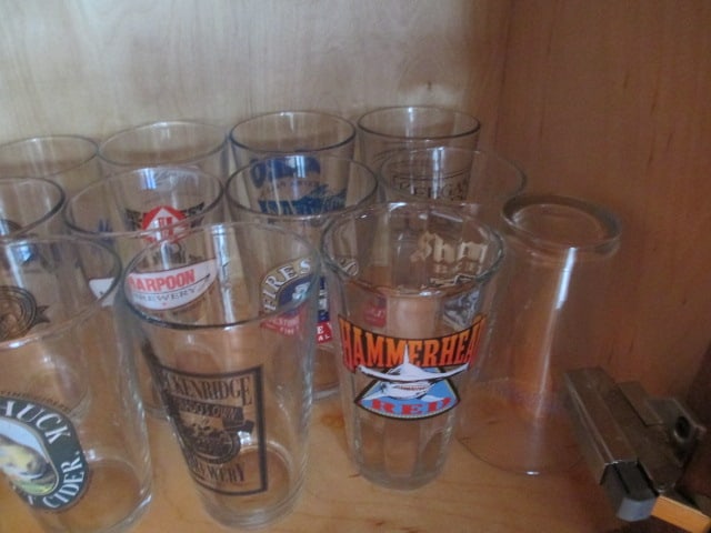 Large Collection of Souvenir Pint Glasses and Steins - 8
