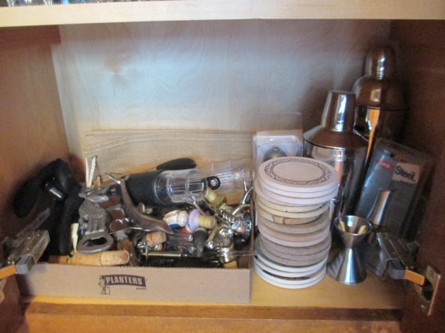 Large Grouping of Barware and Alcohol Licensed Advertisement Glassware - 3