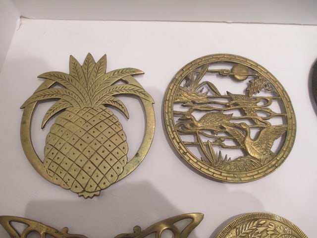 Cast Iron and Brass Trivets - 2
