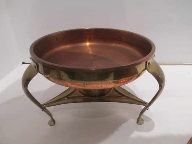 Copper Cookware-Chafing Dish, Mixing Bowl, Skillets, Pot, etc. - 14