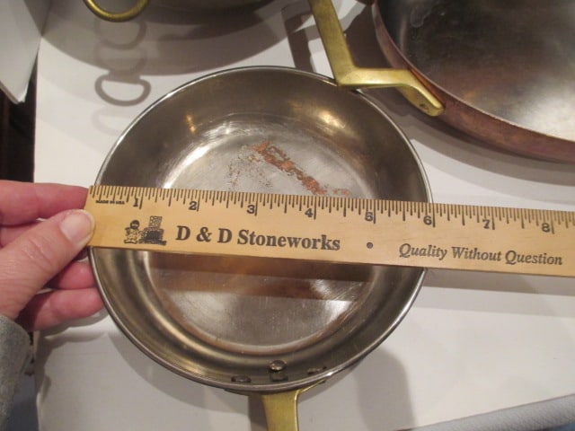 Copper Cookware-Chafing Dish, Mixing Bowl, Skillets, Pot, etc. - 2