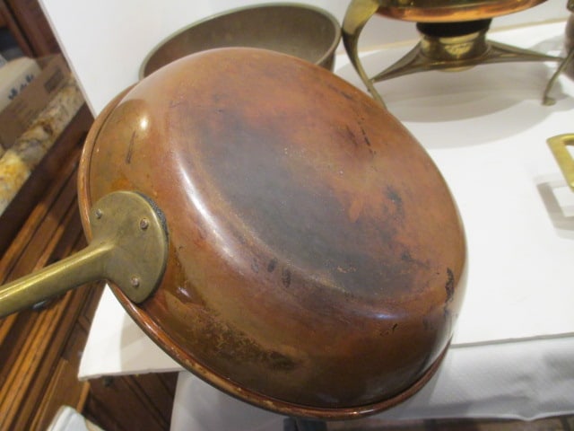 Copper Cookware-Chafing Dish, Mixing Bowl, Skillets, Pot, etc. - 5