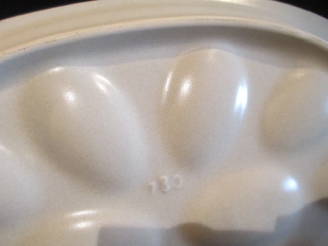 Pfaltzgraff Yorktowne Oval Deviled Egg Plate, Bread Tray with Decal and Bread Tray w/o Decal - 4