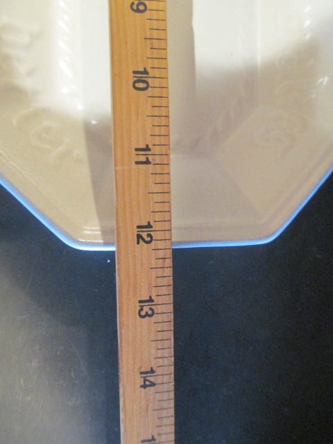 Pfaltzgraff Yorktowne Oval Deviled Egg Plate, Bread Tray with Decal and Bread Tray w/o Decal - 7