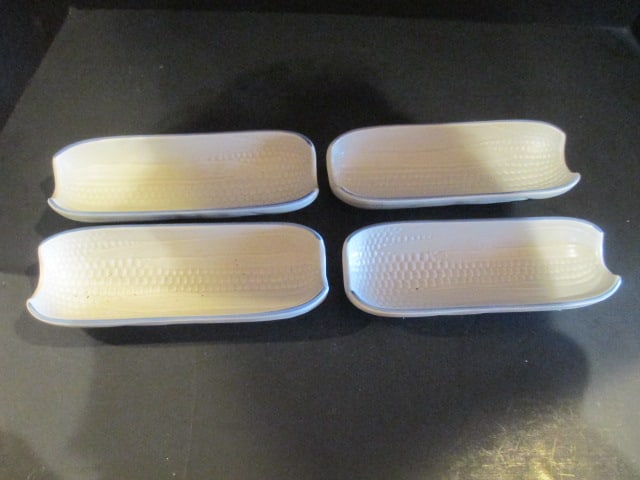 Pfaltzgraff Yorktowne Boiled Corn Holders, Salt/Pepper Shakers and Butter Dish - 5