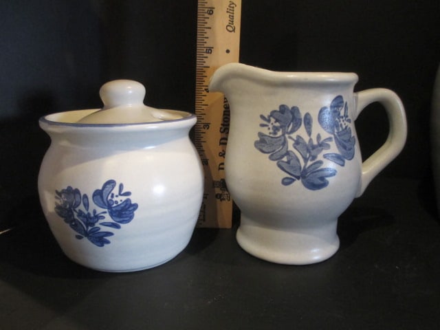 Pfaltzgraff Yorktowne Pitcher, Creamer and Sugar Bowl - 2