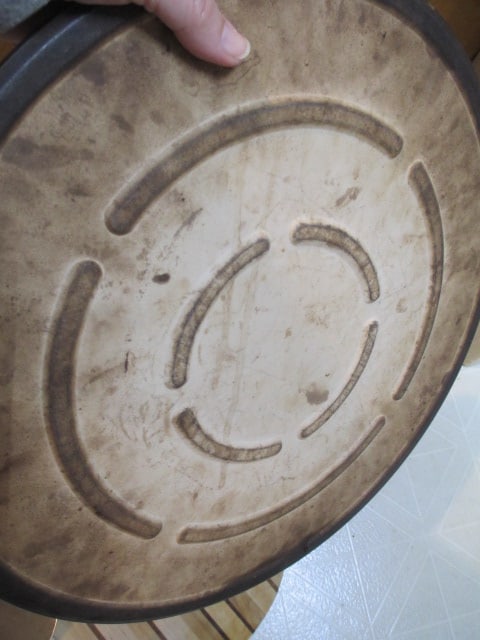 Hand Crafted Wooden Pizza Paddle, Two Stoneware Pizza Stones and Pizza Server - 6